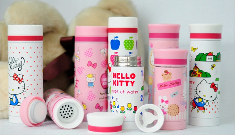 乐扣乐扣hello kitty儿童保温杯300ml